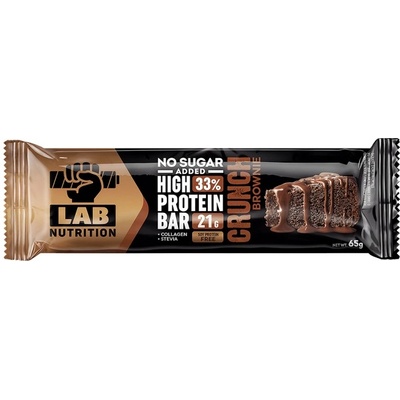 Lab Nutrition Premium High Protein Crunch Bar 33% [65 грама] Брауни