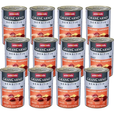 Animonda GranCarno Sensitiv Adult Dog Chicken a brambory 12 x 400 g