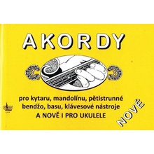 Akordy pro kytaru, mandolínu, pětistrunné bendžo, basu a klávesové nástroje