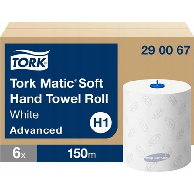 Tork Matic natural H1, 2 vrstvy, 6 x 150 m