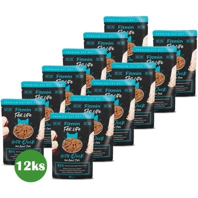 Fitmin Cat For Life Adult Duck 12 x 85 g