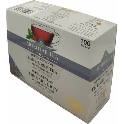 Mokhtar černý čaj earl grey 100 x 2 g