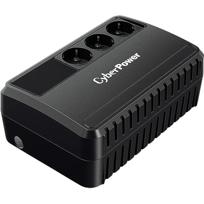 CyberPower UPS с AVR, 650VA/360W, Line-Interactive, 3x Schuko, Runtime at 90W ( min ): 18, Surge and Spike protection GreenPower