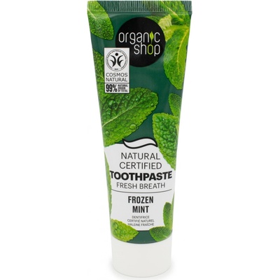 Organic Shop pre svieži dych Mrazená mäta 100 g