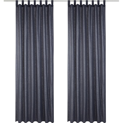 Livarno home Závesy, 135 x 240 cm, 2 kusy (antracitová) (100389387)