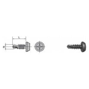 Uncanny Brand Phosphatized self drill insert 3.9*9.5mm