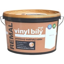 BARVY A LAKY TELURIA, s. r.o. REMAL VINYL BIELY MAT - Biely prémiový maliarsky náter - biela - 15 Kg