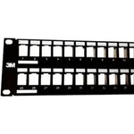 3M Пач панел 3m vol-ppca-f48k, 48 порта, 2u, матиран алуминий, празен (uu001622933) - xtreme