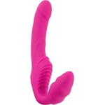 You2Toys Vibrating Strapless Strap-on 2 Motors with Remote Pink
