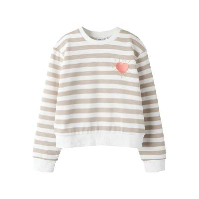 Блуза Name it Bell Short Regular sweatshirt - Beige (Cloud Dancer)