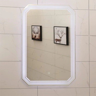 Inter Ceramic Огледало за баня с вградено LED осветление Ива, 60x90 см, нагревател