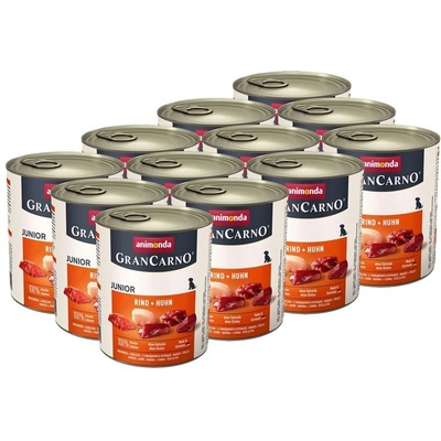 Animonda GranCarno Original Junior говеждо + пиле - 12 x 800 г