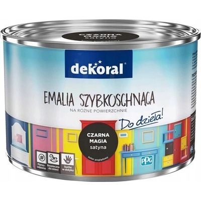 Dekoral Akrylová barva na dřevo 0,5 l Černá Magie