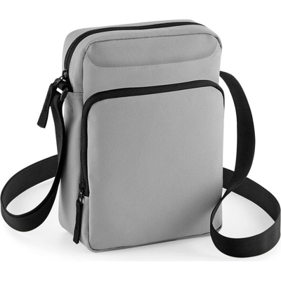 BagBase taška cez rameno BG30 Light Grey 16 x 23 x 7 cm