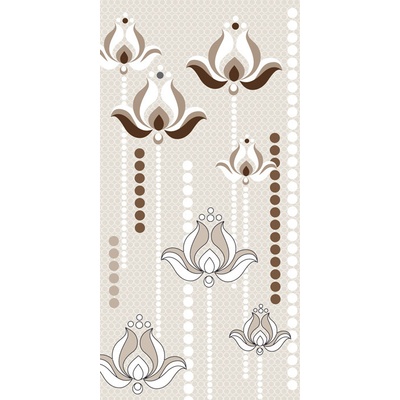 Dimex S-348 vliesová fototapeta na zeď Plant brown rozměry 110 x 220 cm