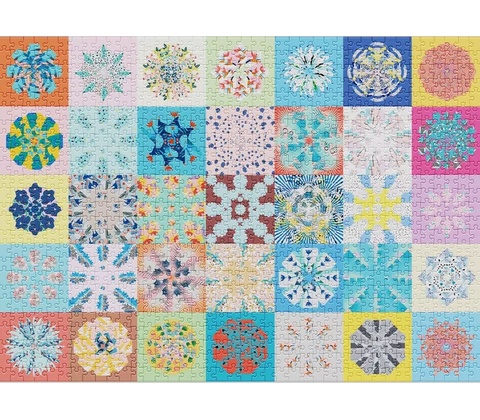 CLOUDBERRIES Patchwork 1000 dielov