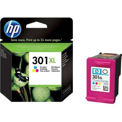 HP Консуматив, HP 301XL Tri-color Ink Cartridge (ch564ee)