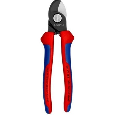 KNIPEX kleště na kabely 165mm, brynýrované, vicesložková rukojeť, 9512165 – Hledejceny.cz