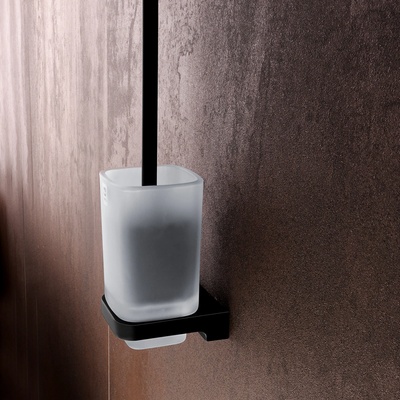 Nimco Maya černá Toaletní WC kartáč s hranatou rukojetí MAC 29094CN-HR-90