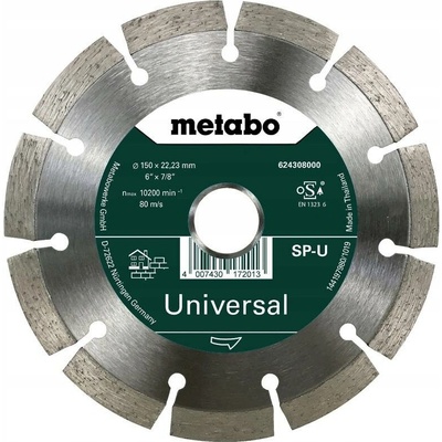 Diamantový řezný kotouč Metabo 150 x 22 mm SP-U 624308000