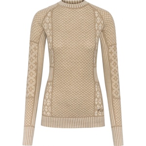 Kari Traa Дамско мериносово термобельо Kari Traa Women's Smekker L/S Merino base layer - Mocha (115-1319-1513)