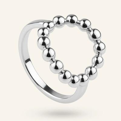 SilveAmo Stříbrný prsten Bubble Ring K2.2076