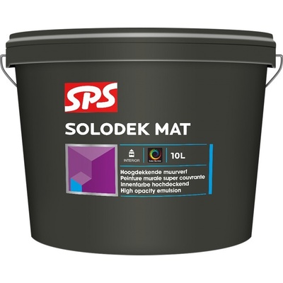 SPS Solodek mat 4l, Vzhled mat bílá
