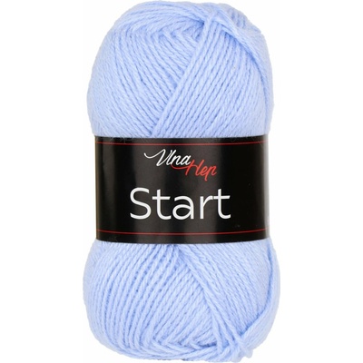 Pletací příze Vlna-Hep START 41347 světle modrá, klasická, 50g/150m