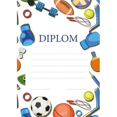 Diplom A4 Športové hry