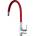 Cascada Едноръкохватков смесител за кухня Cascada Classic Red с гъвкава тръба (3528140)