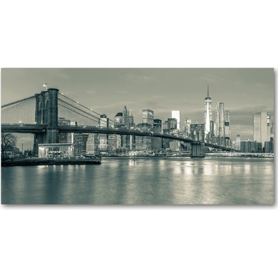 Foto obraz sklo tvrzené Manhattan New York 100x50 cm