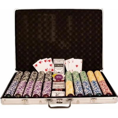 shumee Poker set 1000 ks žetonů OCEAN hodnoty 5 - 1000