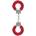 Ouch! Beginner's Handcuffs Furry Red