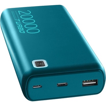 Cellularline Портативна батерия Cellularline - Essence Turbo PD, 20000 mAh, зелена (PBESSENCEPD20000G)