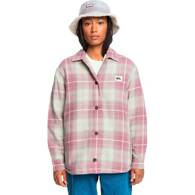 Quiksilver Wms Uni Plaid Overshirt grape shake uni plaid overshir