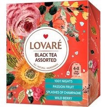 LOVARÉ Black Tea Assorted kolekce čajů 32 ks