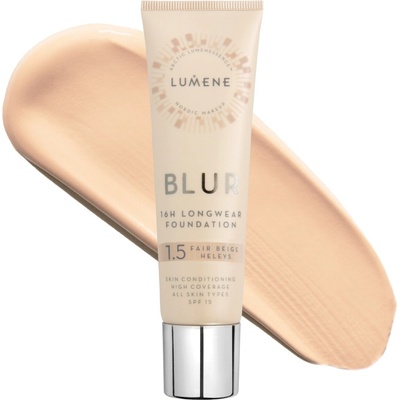 Lumene Nordic Makeup Blur dlouhotrvající make-up SPF15 1,5 Fair Beige 30 ml
