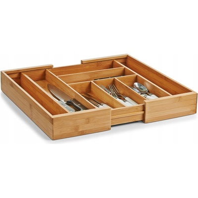 Nastavitelná vložka na příbory, bambus, 35-58 x 43 x 6,5 cm, ZELLER