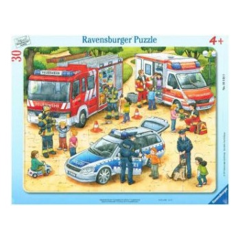 Ravensburger Verlag Ravensburger Kinderpuzzle - 06144 Spannende Berufe - Rahmenpuzzle für Kinder ab 4 Jahren, mit 30 Teilen