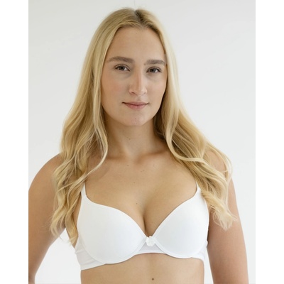 Gina 17000 Hladká push-up podprsenka biela