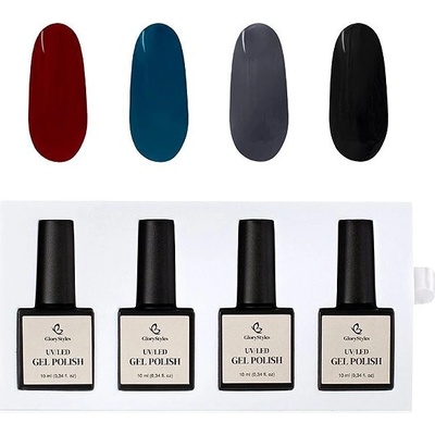 GloryStyles Sada gel laků GP12 Dark