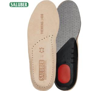 Saluber type a406 / Кожени стелки с амортисьор - бежови 46 (sal000022)