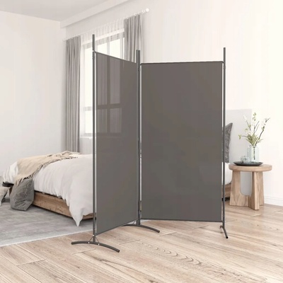 VidaXL 350260 2panelová Paraván 175 x 180 cm antracitová