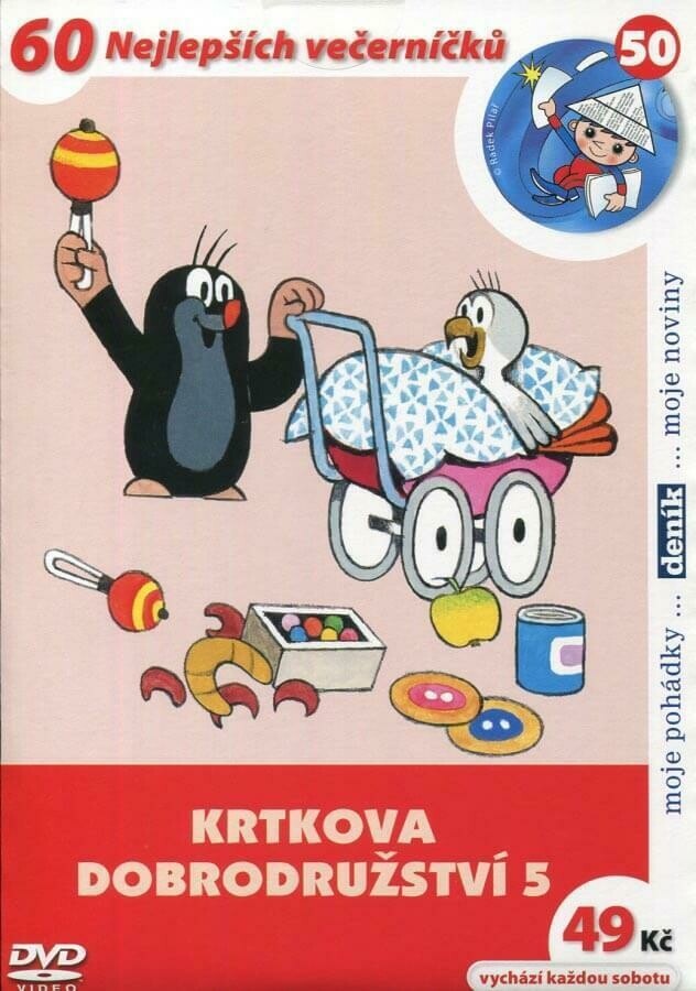 Krtkova dobrodružství 5 DVD od 57 Kč - Heureka.cz