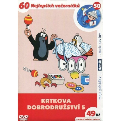 Krtkova dobrodružství 5 DVD
