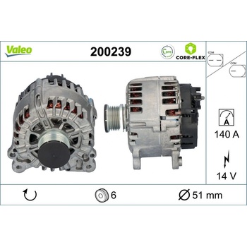 Generátor VALEO 200239