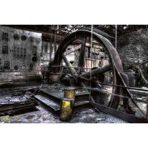 DIMEX ART Флизелинов фототапет фабрика за шисти 375 x 250 см
