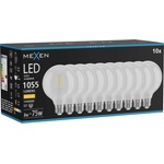 Mexen Vintis 10x LED влакнеста крушка E27, G95, 8W, Топла - 2700K, 1055 lm, прозрачна (L157-E27-0827-00x10)