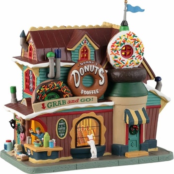 Svietiaci domček Lemax 35031 Dannyho šišky a káva