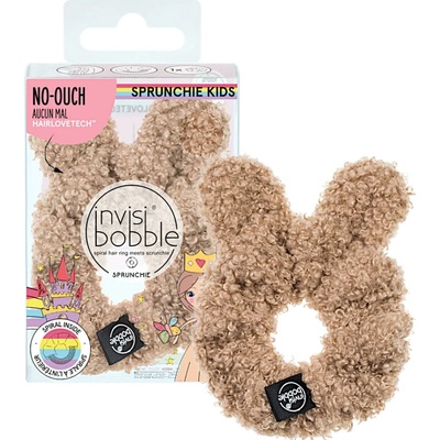 Detská ozdobná špirálová gumička Invisibobble Kids Sprunchia Teddy (IB-SPPLKIDS-PA-1-104)